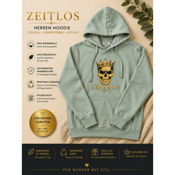Hoodie Pullover ZEITLOS