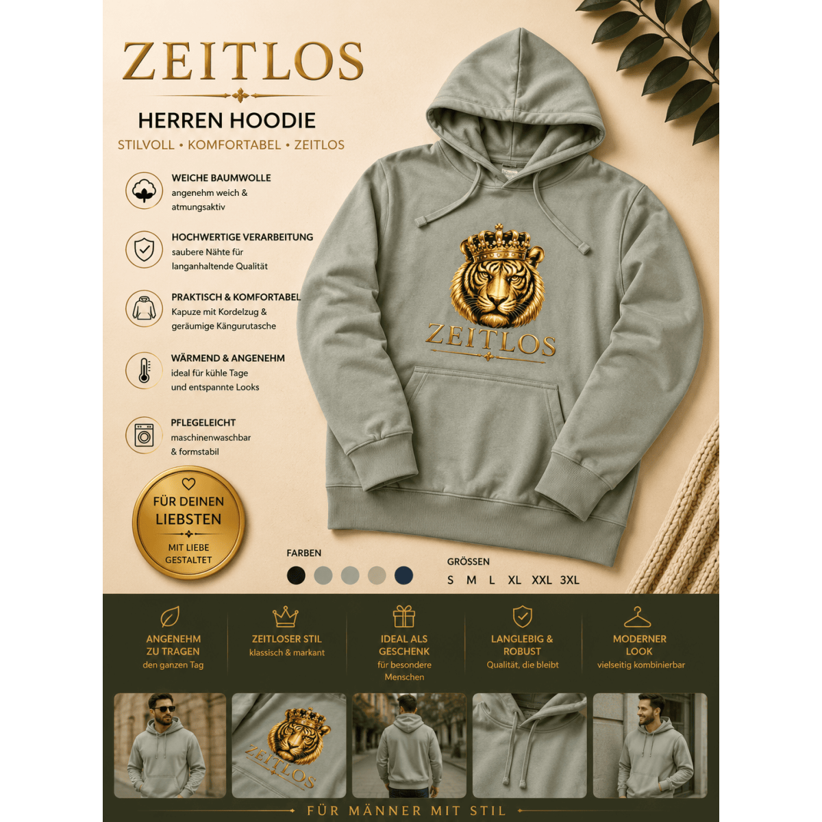 Hoodie JACKE ZEITLOS