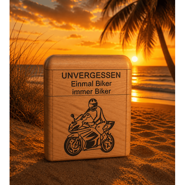 Motorrad Urne Zeitlos