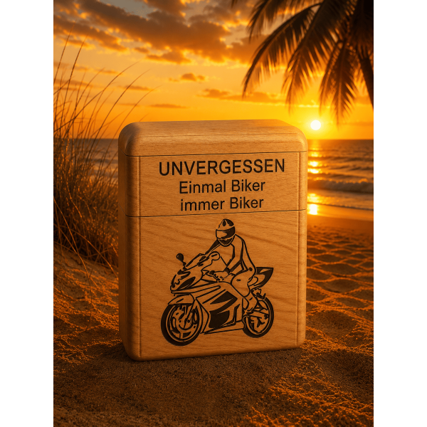 Zeitlos Motorrad Urne