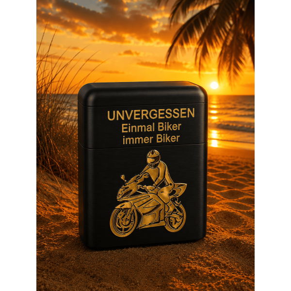 Zeitlos Urne Motorrad