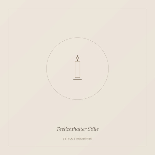 Teelichthalter "Stille"