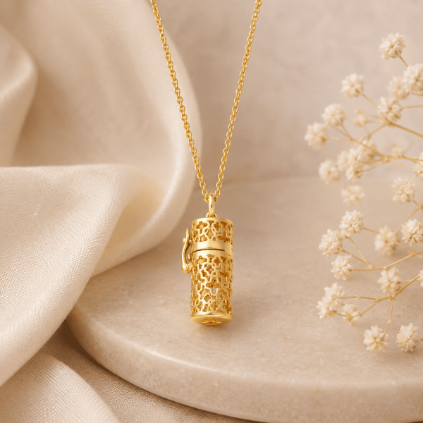 Asche Containrt Zeitlos Gold inkl. Kette