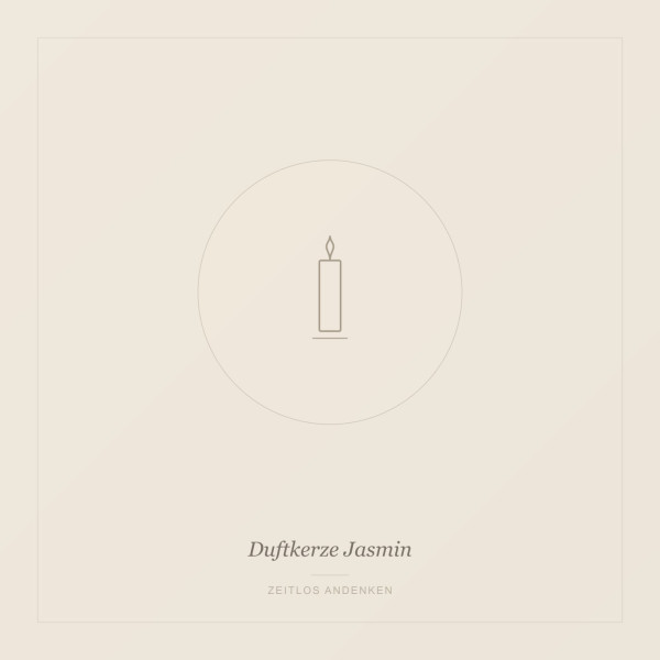 Duftkerze "Weißer Jasmin"