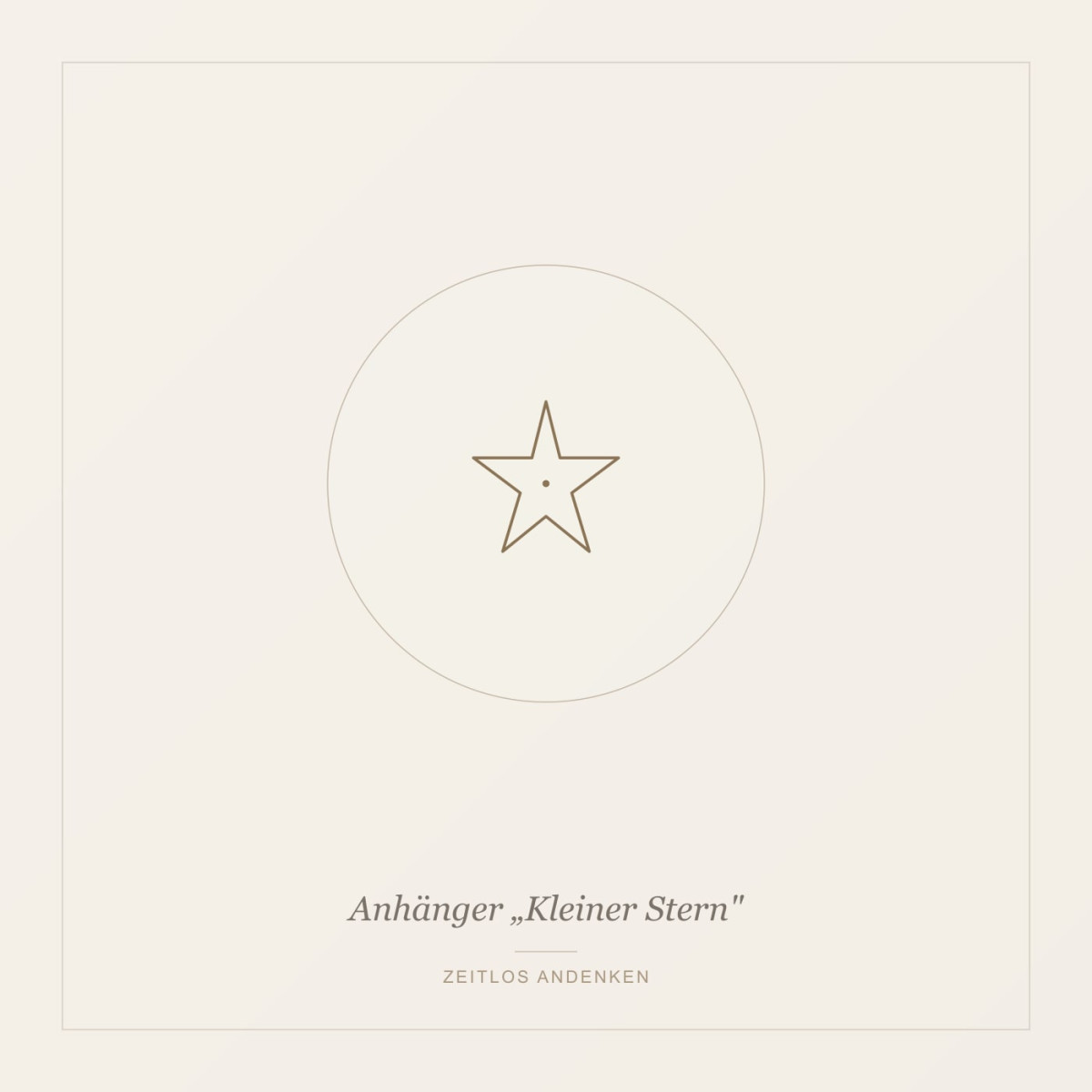 Anhänger "Kleiner Stern"