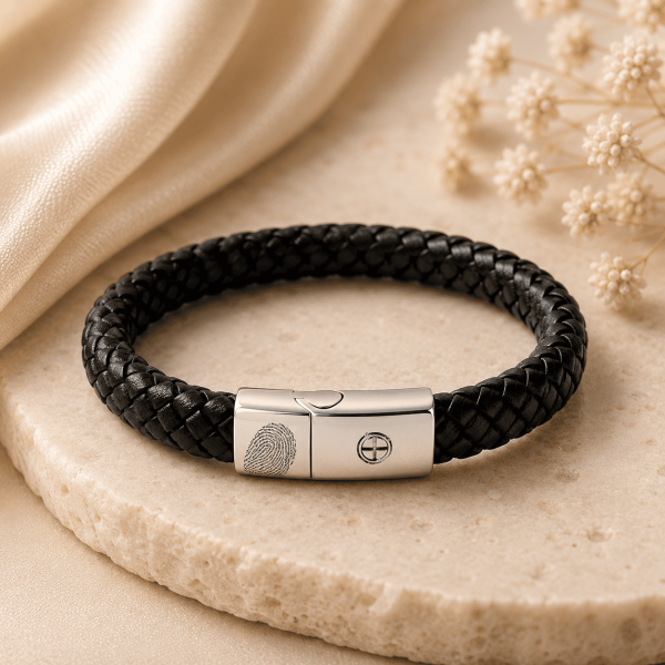 Lederarmband Fingerabdruck