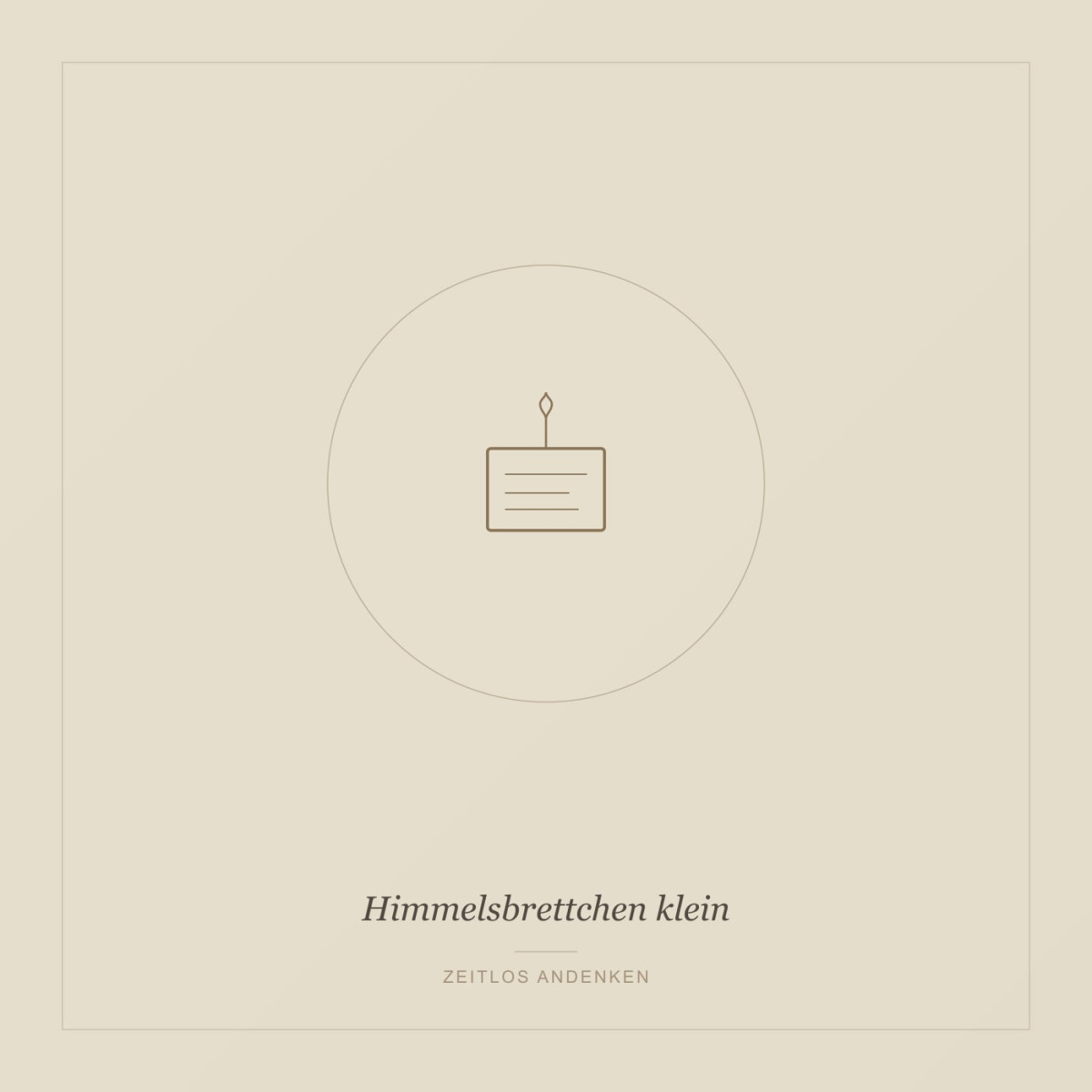 Himmelsbrettchen klein