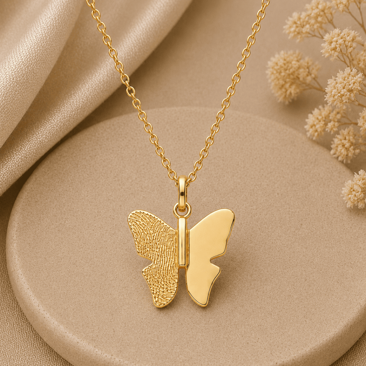 Fingerabdruck Schmetterling