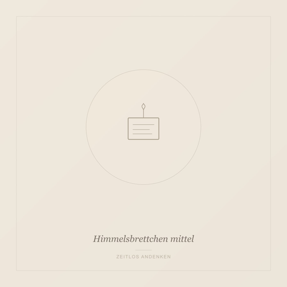 Himmelsbrettchen mittel