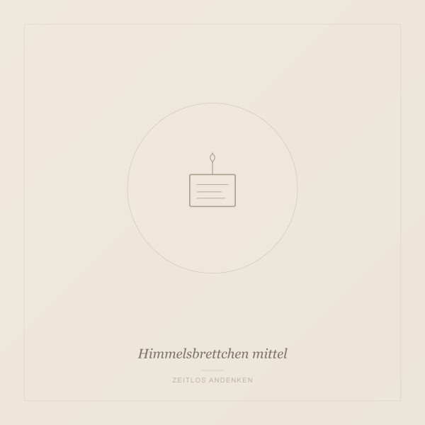 Himmelsbrettchen mittel