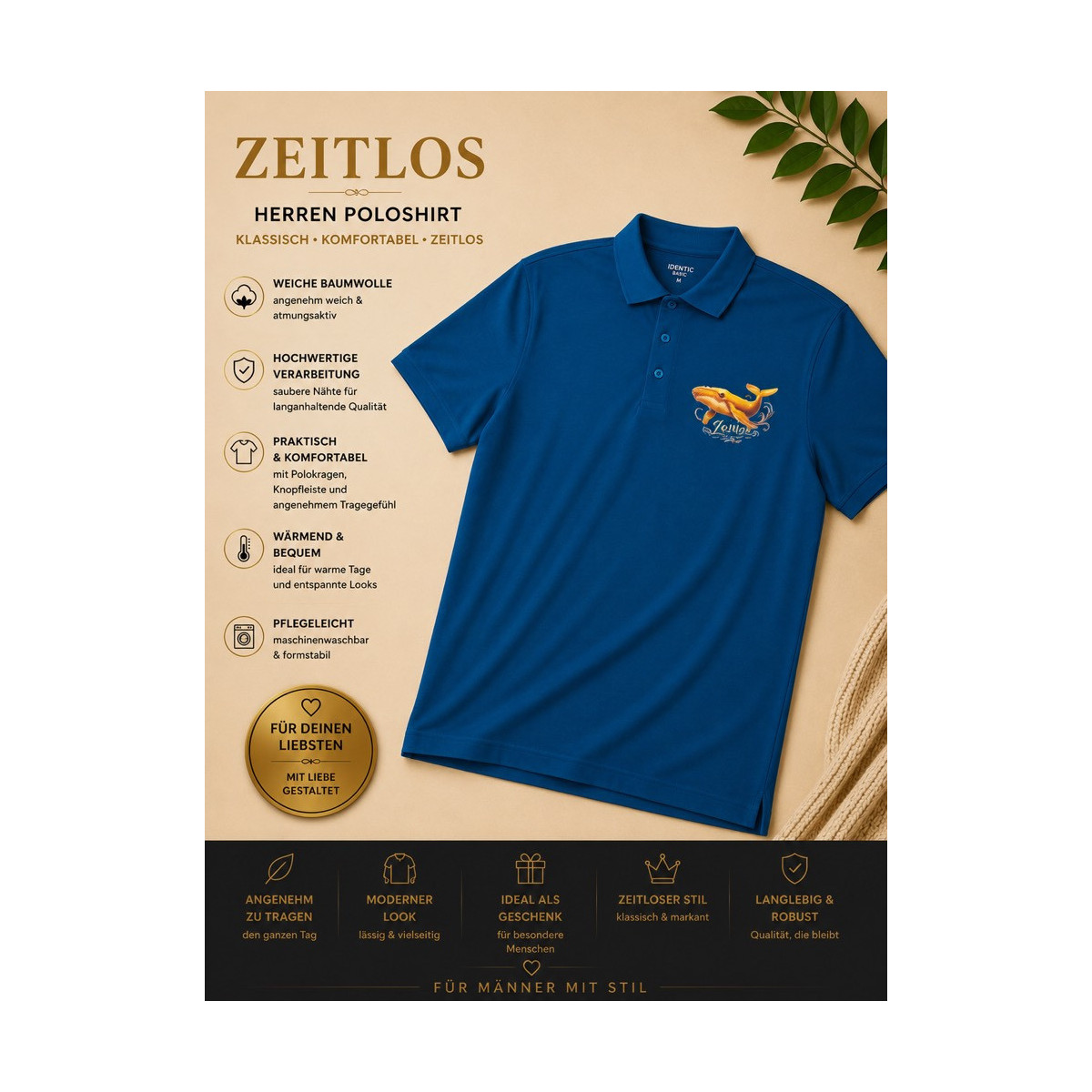 Polohemd Zeitlos