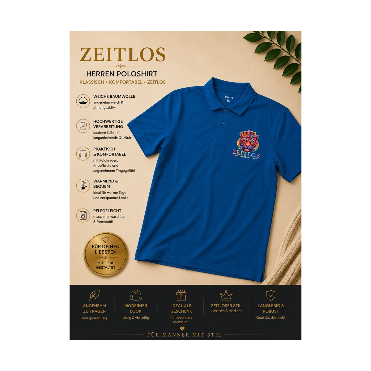 Polohemd Zeitlos