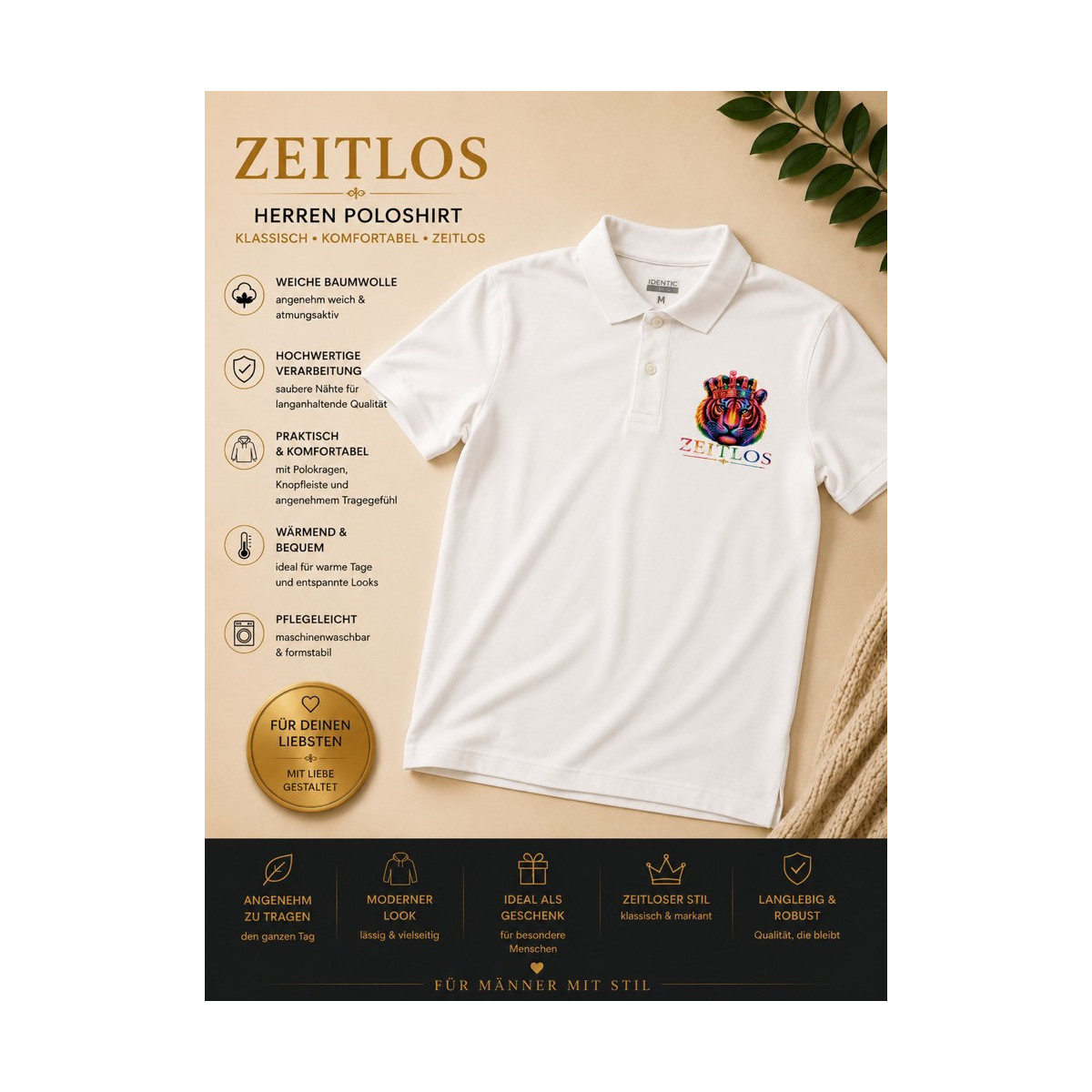 Polohemd Zeitlos