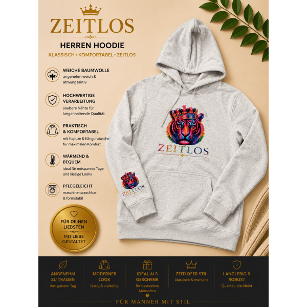 Hoodie Pullover ZEITLOS