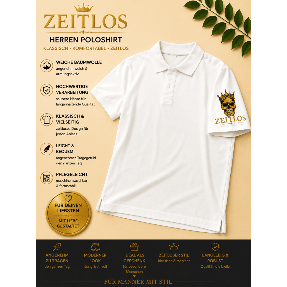 Polohemd Zeitlos