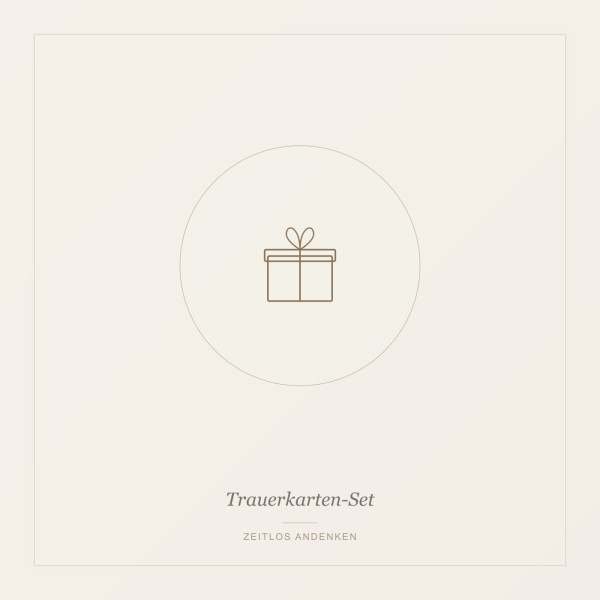 Trauerkarten-Set "Mitgefühl"