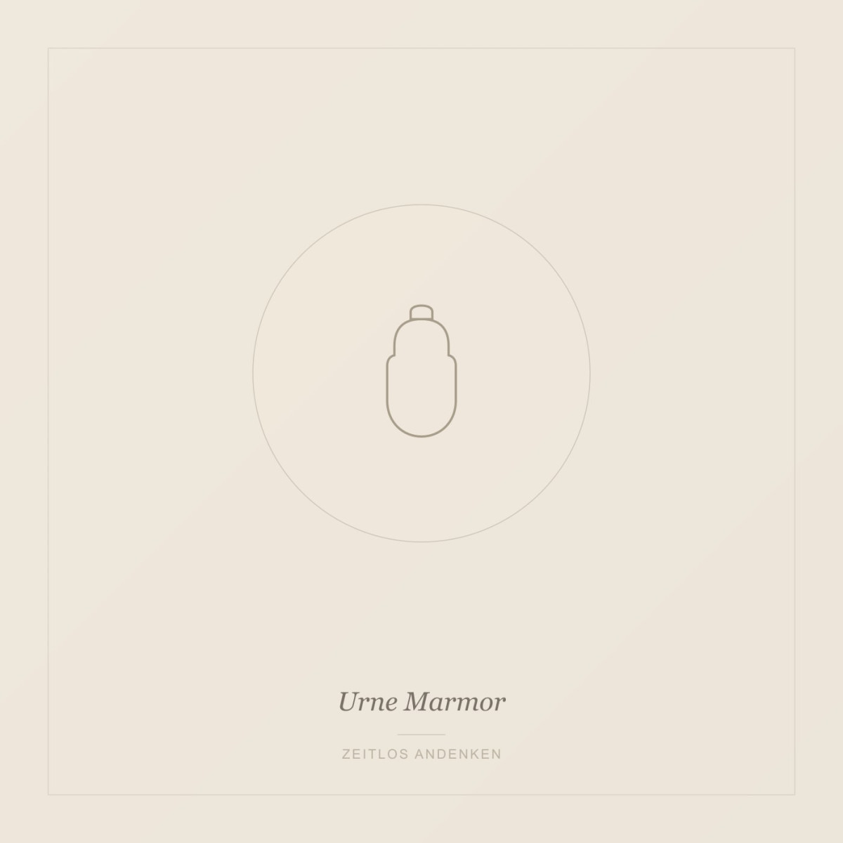 Urne "Marmor Carrara"