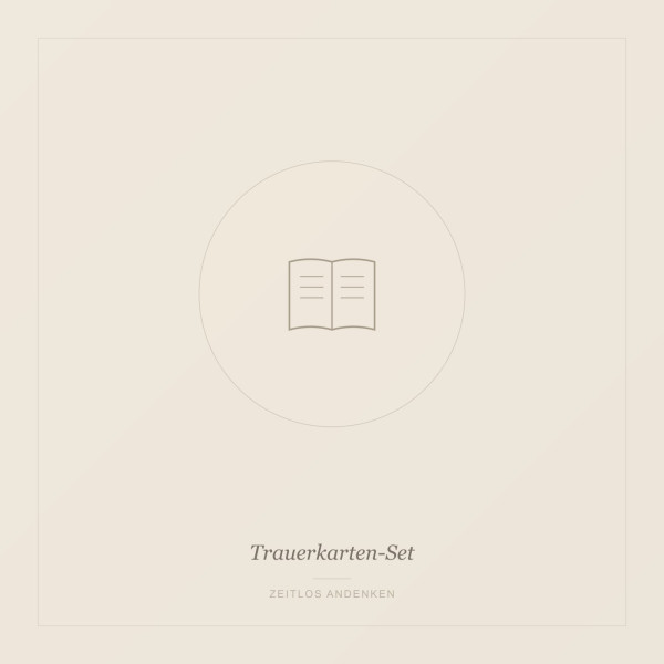 Trauerkarten-Set "Mitgefühl"