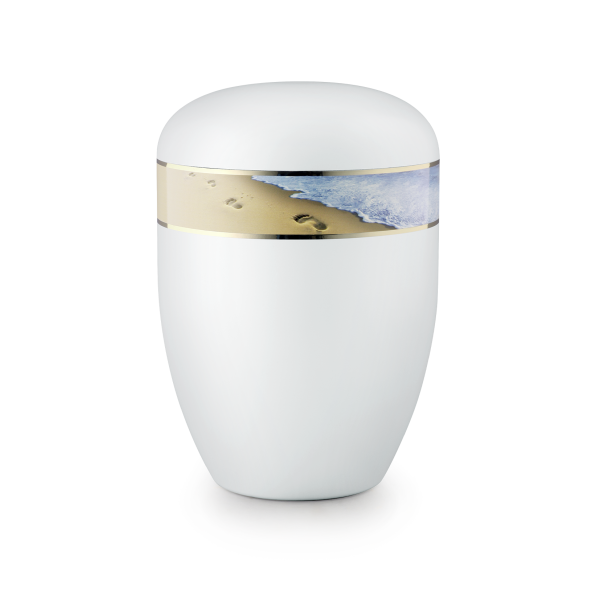 Urne „Sanfter Abschied“ mit Strandmotiv