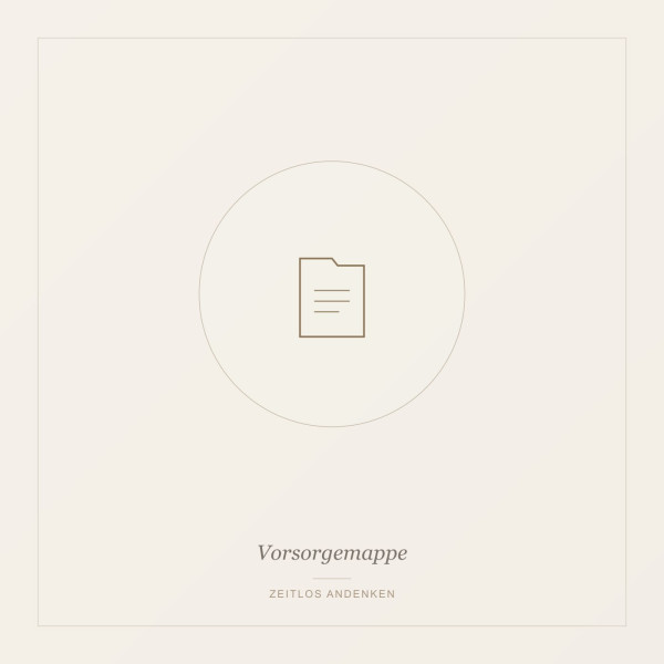 Vorsorgemappe "Geordnet"