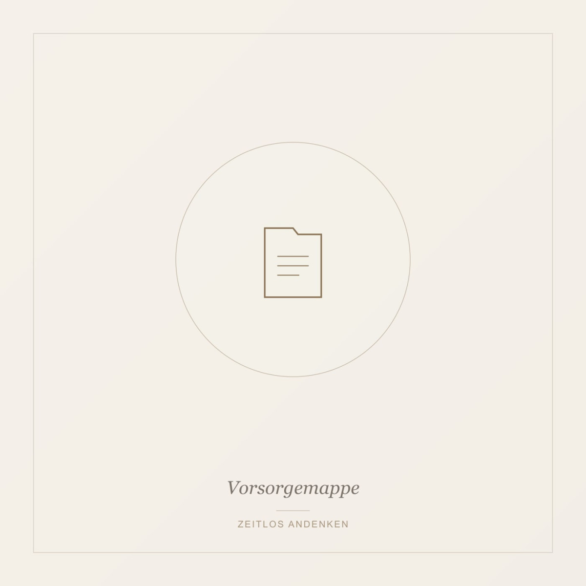 Vorsorgemappe "Geordnet"
