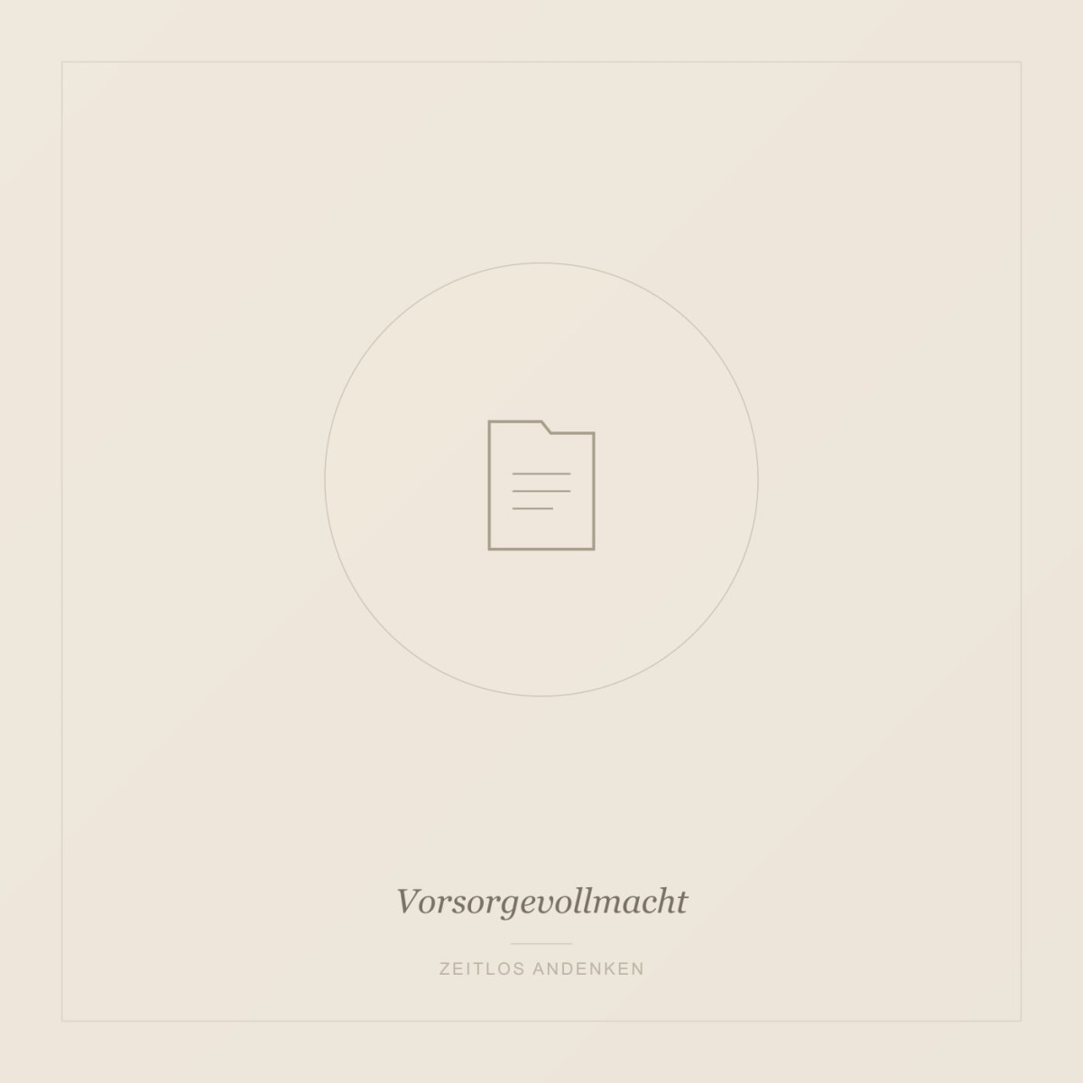 Vorsorgevollmacht-Vordruck