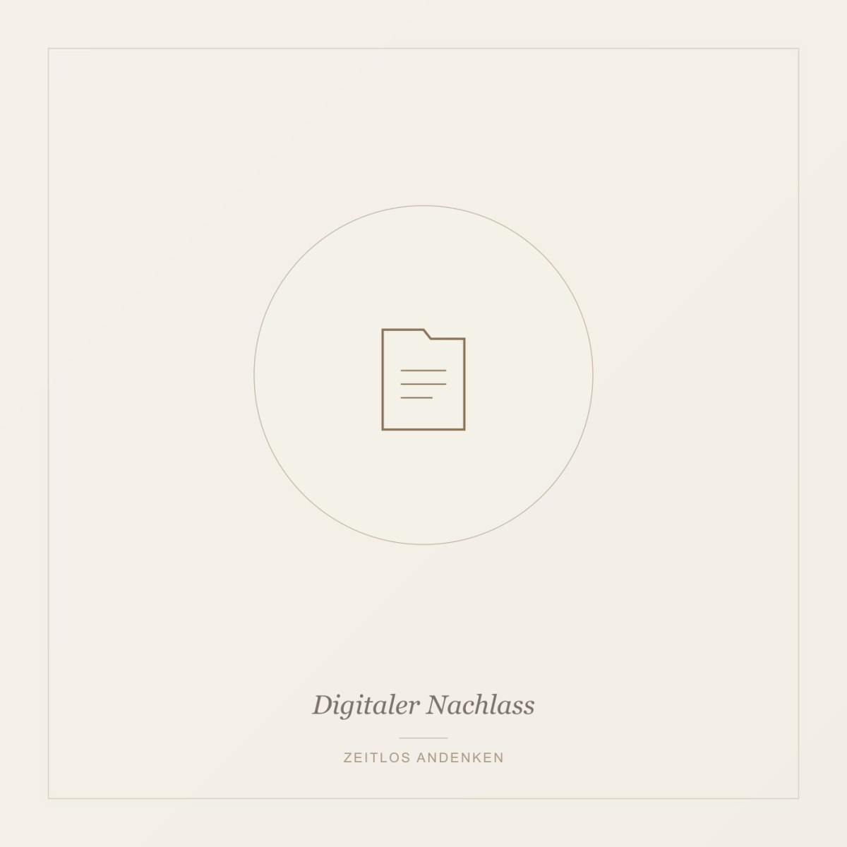 Digitaler Nachlass Planer