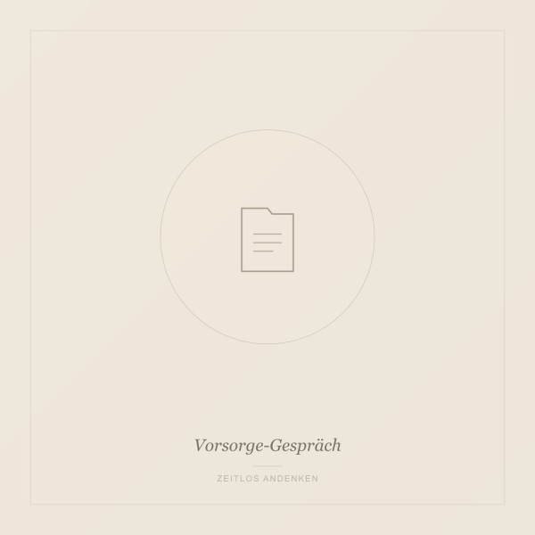 Vorsorge-Gespräch Gutschein