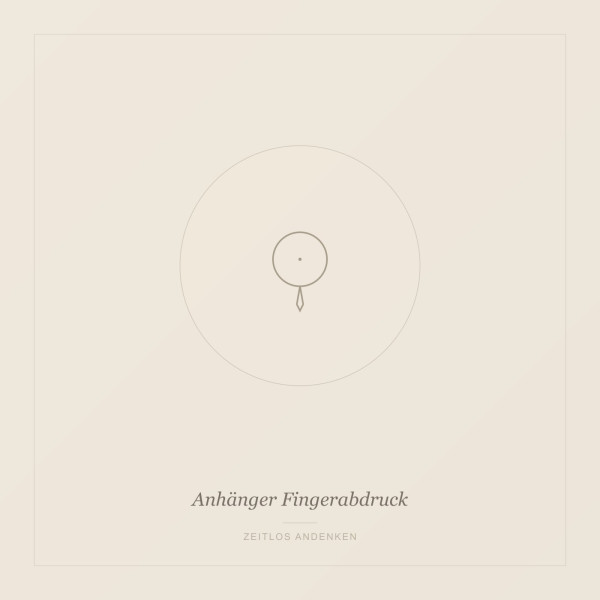 Fingerabdruck-Anhänger