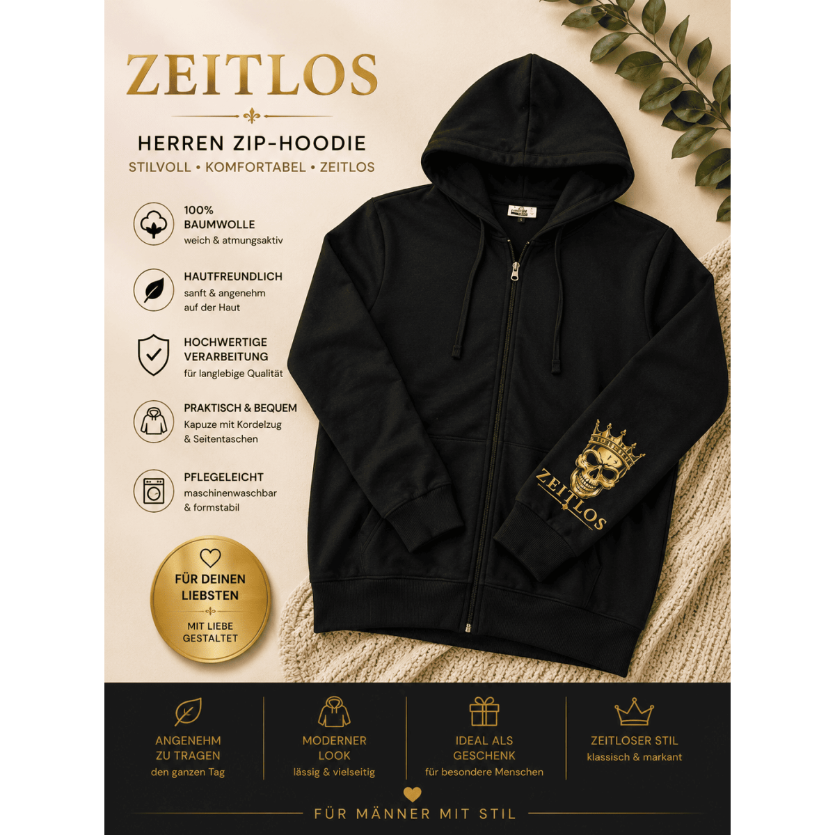 Hoodie JACKE ZEITLOS